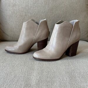 Gianni Bini Taupe Ankle Booties